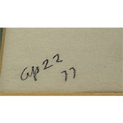 Anne Isabella Brooke (British 1916-2002): Female Nude Life Study, pencil dated April 22nd '77, 35cm x 20cm
Notes: painter and teacher born at South Crosland, Yorkshire principally known for her landscape oils. She attended Chelsea School of Art 1937-39, Huddersfield School of Art 1939-41 and London University. Lived in Harrogate