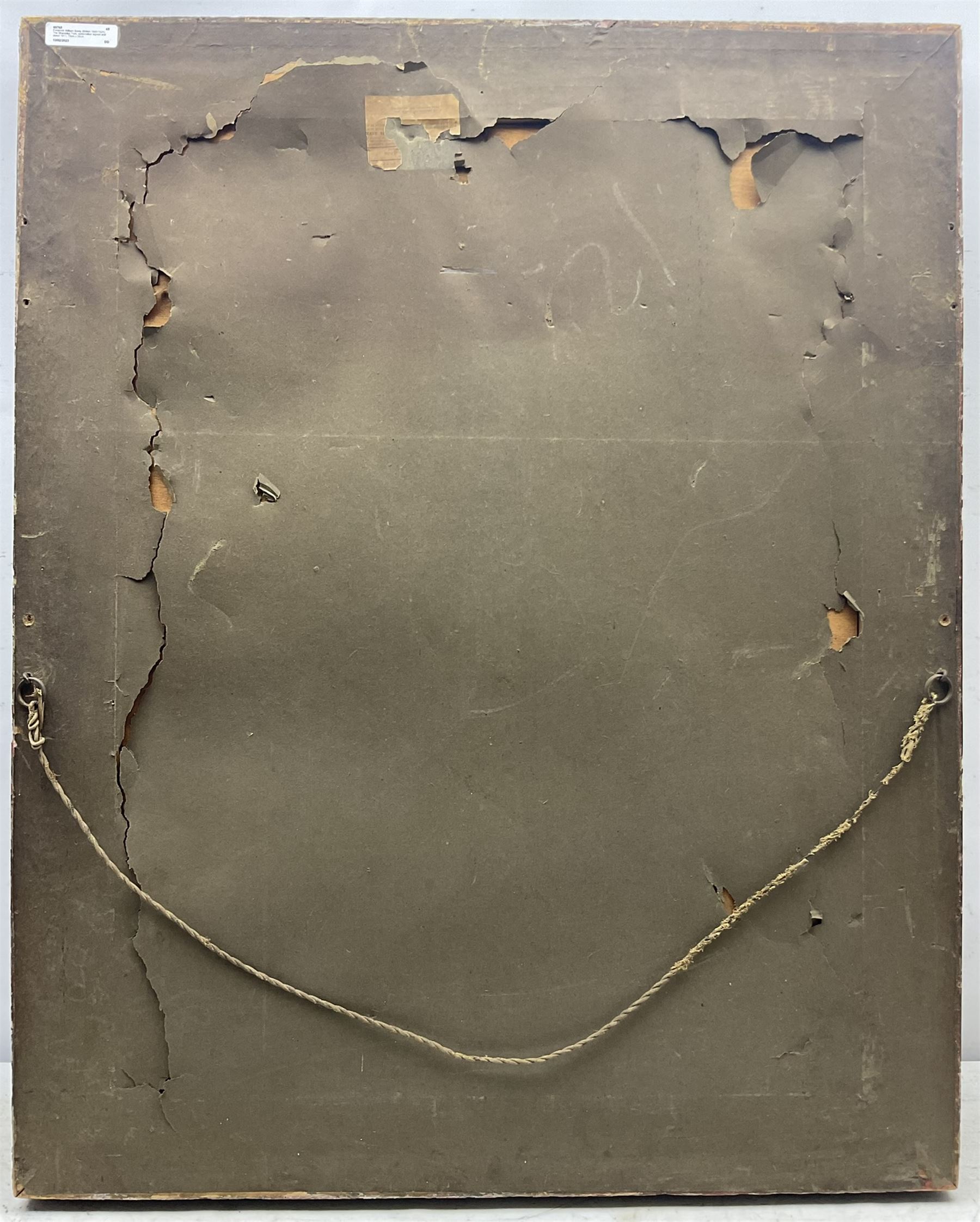 Frederick William Booty (British 1840-1924): The Shambles York, watercolour signed and dated 1911, 73cm x 55cm