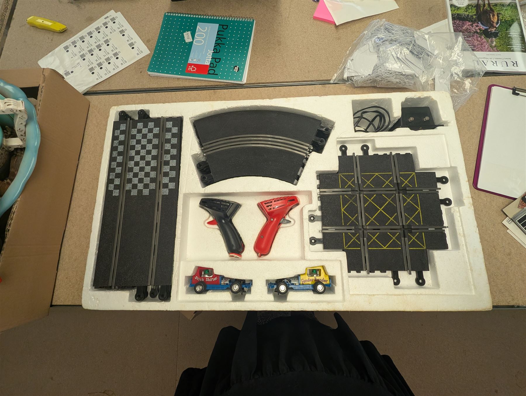 Scaletrix Super Stox electric model racing set, boxed