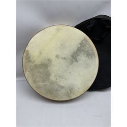 Irish Bodhran, in soft carrying case, D45cm