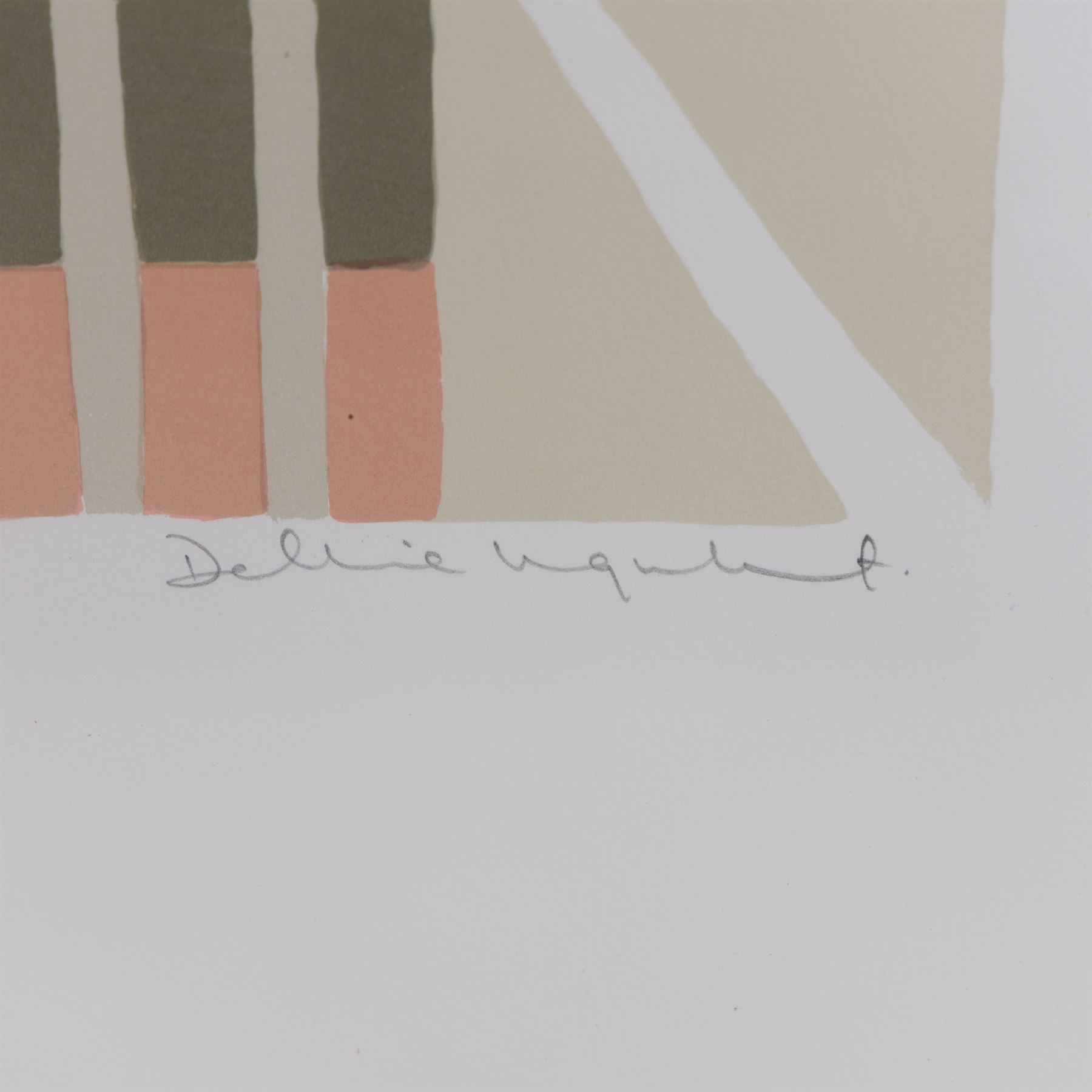 Debbie Urquhart (British 1972-): 'Still Life with Cat and Orchid', limited edition lithograph signed and numbered 12/50, titled verso 51cm x 40cm