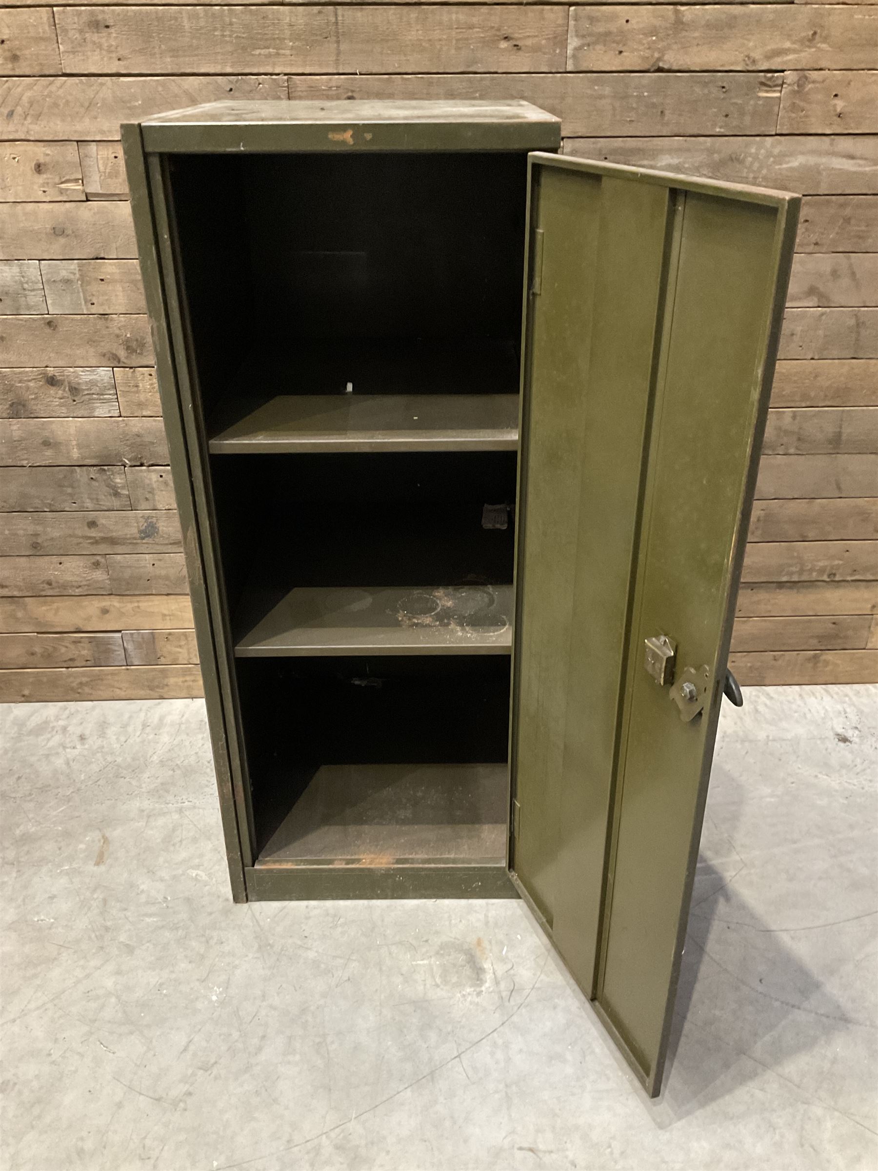 Art Metal Steel Office Furniture - mid-20th century lockable cupboard
