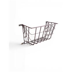 Large country stables wrought iron hay rack