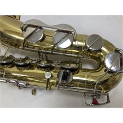 Lafleur by Boosey & Hawkes student tenor saxophone in fitted case with accessories, built in Czechoslovakia
 