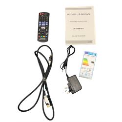 Mitchell and Brown JB-32SM1811 and a Panasonic Blu-ray player