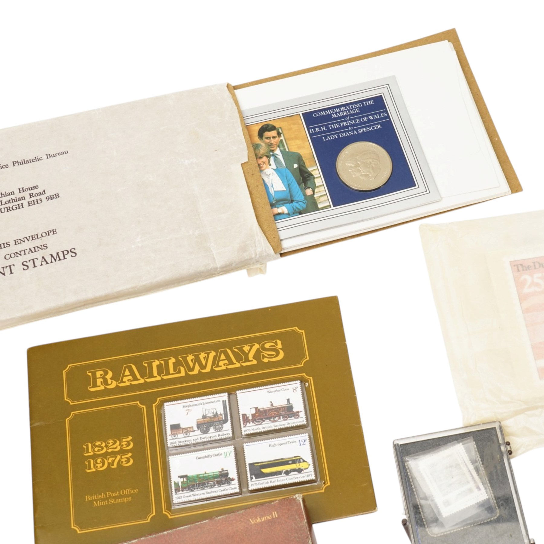 Great British and world stamps, including Queen Elizabeth II mint decimal issues, 1976 Montreal Olympics Collection in two volumes, first day covers in two folders, loose stamps etc