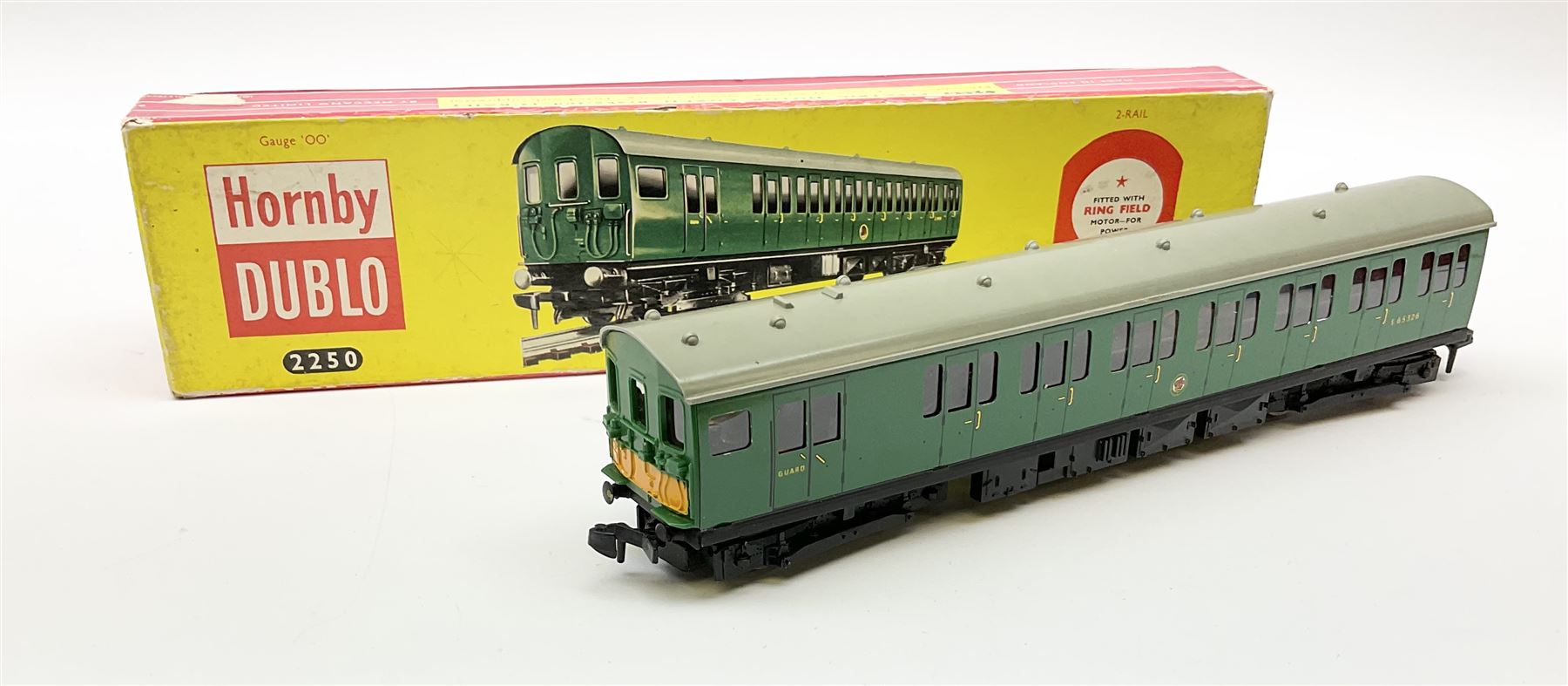 Hornby Dublo - two-rail 2250 Electric Motor Coach Brake/2nd, boxed