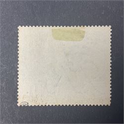 Great Britain King George V 1929 Postal Union Congress one pound stamp, used, previously mounted

