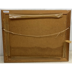 John Freeman (British 1942-): Winter Landscape on the North Yorkshire Moors, oil on board with impasto signed and dated '74, 44cm x 59cm