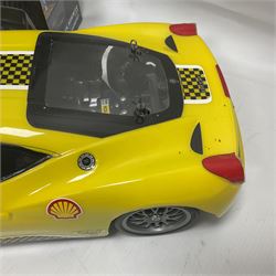 Tamiya - Ferrari 458 Challenge radio controlled car with boxed Carson Relfex Stick Pro 3.1 Elektro Set 
