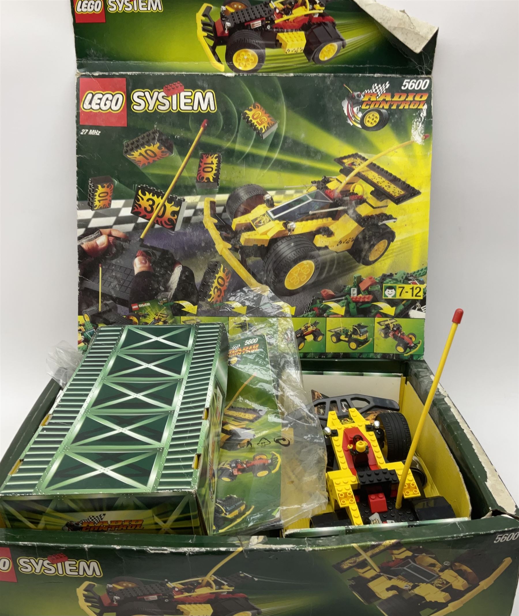 Lego System - 5600 Radio Controlled Car, boxed with instructions; and eight various Lego Games comprising Pirate Plank, Monster 4, Frog Rush, UFO Attacks, Lava Dragon, Ramses Return, Ninjago and Shave A Sheep, all boxed with instructions (9)