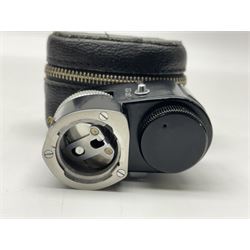 Olympus Pen FV camera body, serial no. 120981, with 'Olympus F.Zuiko Auto-S 1:1.8 f=38mm' lens, serial no. 251523, 'Olympus Zuiko Auto-zoom1:3.5 f=50-90mm, serial no. 135752 and clip on shoe