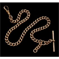 Early 20th century 9ct rose gold Albert 