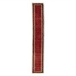 North West Persian Malayer runner, madder red field decorated with an all-over design of s...