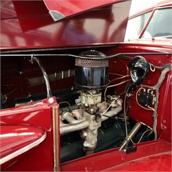 1937 Buick Special Sport Coupe

Registration: LXS 932
Serial number: 744273817
Engine: 4,064cc straight-eight petrol
Odometer reading: 6,476 miles
Steering: Left-hand drive
Colour: Deep maroon
V5C: Present
Keys: One

From the Estate of the late John Sils.

A striking 1937 Buick Special Sport Coupe, finished in deep maroon and manufactured at the General Motors plant in Oshawa, Ontario, Canada.

The Buick Special formed part of the marque’s Series 40 range and combined dramatic period styling with Buick’s smooth 248cu in, approximately 4,064cc, straight-eight engine. The Sport Coupe was among several body styles offered for 1937 and is distinguished by its sweeping wings, prominent vertical grille, split windscreen and enclosed rear luggage compartment.

This example was imported into the United Kingdom and first registered here in November 2019, receiving the registration LXS 932. The odometer displays 6,476 miles, although this mileage has not been independently verified.

The car is very well presented throughout, with excellent deep-maroon paintwork, extensive brightwork and a highly detailed period Art Deco interior featuring its dashboard, centrally mounted ventilation grille, original-style instrumentation and controls. The luggage compartment is neatly trimmed and incorporates a securely mounted spare wheel beneath a raised floor.

The underside also presents particularly well, appearing clean and extensively finished in black, with the chassis, suspension, axles and associated components showing evidence of careful restoration and ongoing maintenance.

Overall, this is an impressive and imposing pre-war Buick, presented in very good condition throughout.

Features

• Canadian-built Buick Special Sport Coupe
• Manufactured at General Motors, Oshawa, Ontario
• 4,064cc straight-eight engine
• Left-hand drive
• Deep-maroon exterior finish
• Extensive chrome brightwork
• Split windscreen
• Period Art Deco interior
• Original-style dashboard and instrumentation
• Dashboard-mounted clock
• Front bench seating
• Enclosed rear luggage compartment
• Underfloor spare wheel
• UK registered since November 2019
• V5C present
• One key

Condition

Presented in very good condition throughout, with excellent paintwork and a clean, highly detailed underside.

This vehicle forms part of the Estate of the late John Sills and is offered for sale by the Executors, providing a genuine reason for sale.