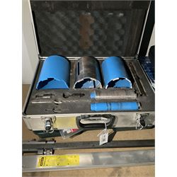 Makita corded drill, Norton corebit set, torque wrench, staple guns, reciprocating saw and other tools - THIS LOT IS TO BE COLLECTED BY APPOINTMENT FROM DUGGLEBY STORAGE, GREAT HILL, EASTFIELD, SCARBOROUGH, YO11 3TX