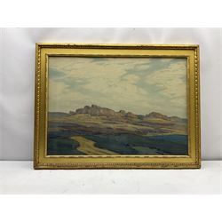 Hirst Walker (Staithes Group 1868-1957): 'The Hills of Gay Gordon', watercolour signed 52cm x 74cm
Provenance: from the estate of Ian Hirst Walker, the artist's great nephew. These have never been on the market before
