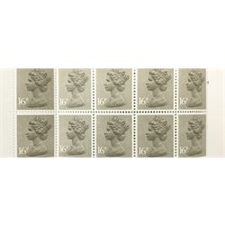 Queen Elizabeth II mint decimal stamps, mostly in booklets, face value of usable postage approximately 425 GBP