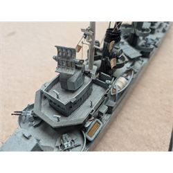 US DD-680 model warship, L89cm, H27cm