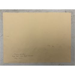 Jean Alexander (British 1911-1994): Views in Suffolk, comprising: 'Morning on the Shore - Aldeburgh July 1984', 'Sunshine on the Backwater - Aug '85 with Stephanie', 'Stormy Weather - High Sea near East Terrace Aug 1988', 'Walberswick - July 1990', 'Squally Weather near Bungay (outside Joan's house Broom Tuns) Jan 1990', 'Polzeath N. Cornwall - August 1989', and another untitled, watercolours, each signed, variously titled and dated verso, the titled 27.5cm x 37.5cm (unframed), the other 25cm x 27cm (mounted) (7)