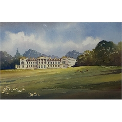 Kenneth W Burton (British 1946-): 'Woburn Bedfordshire', watercolour signed and titled 15cm x 22cm
Provenance: from 'The Counties of Great Britain Collection', certificate verso