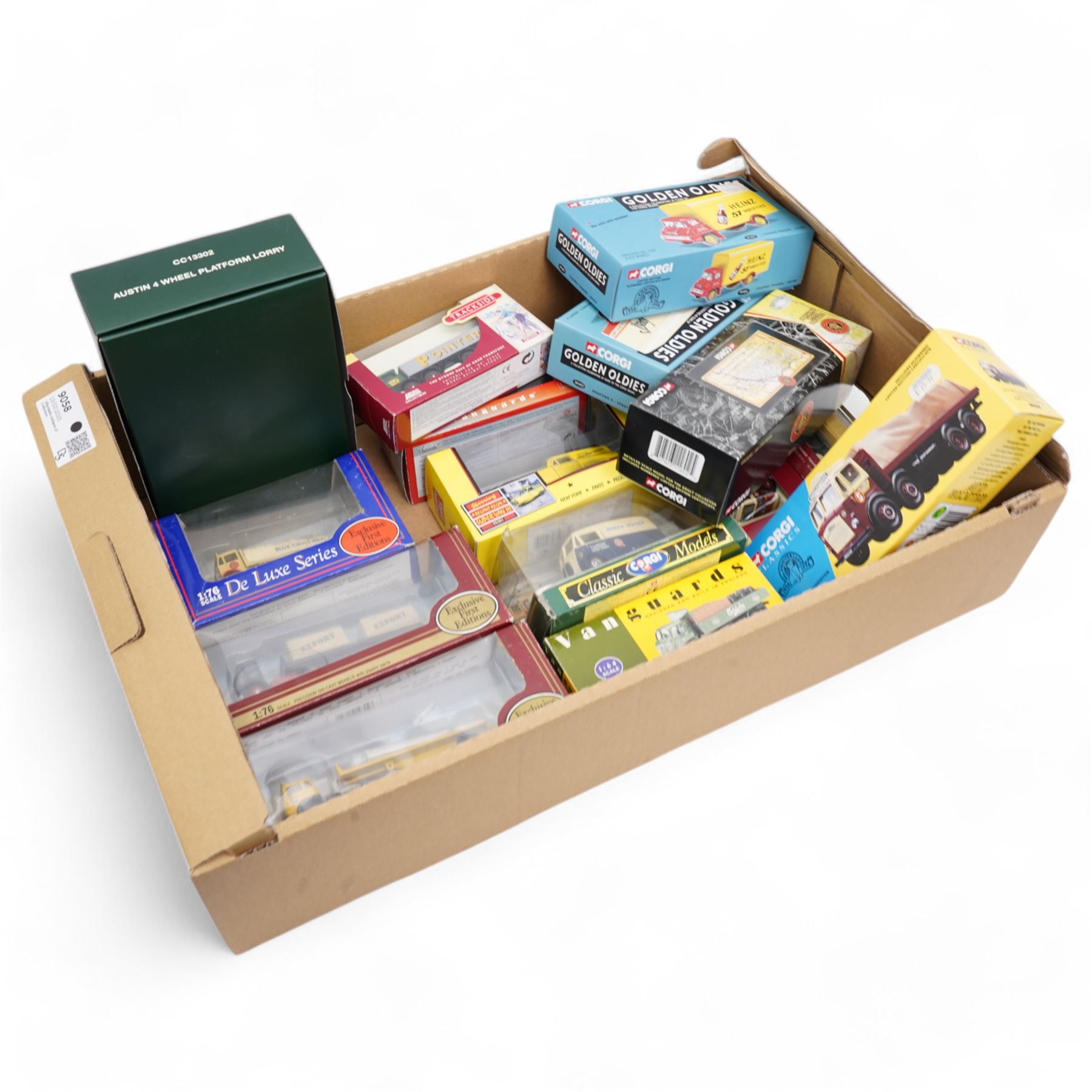 Collection of model vehicles, to include Gilbow Exclusive First Editions, Corgi examples to include 'Golden Oldies' vans, 'Trackside' Lledo etc (approx. 15)