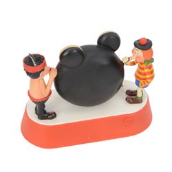 Four Robert Harrop Beano Dandy Collection figures, comprising The Roundabout Rascals BDMB1, The Beano Book Front Cover 1965 BDFC04, The Swining Scoundrels Musical Box BDM2 and Desperate Dan Gone Fishing BDS14, all limited First Edition with original boxes 