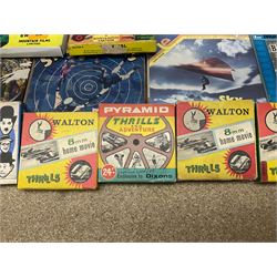 Film reels, mostly 8mm, to include Charlie Chaplin, Laurel & Hardy, The 3 Stooges, Spartacus the Gladiator etc 