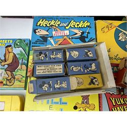 Corgi/Disney - Movie Vision, in original box, with Corgi projector, two Corgi Movie Viewers and nine films; together with 8mm film reels and strips to include Disney’s Dumbo, Mickey Mouse, Alice in Wonderland etc, most in original boxes