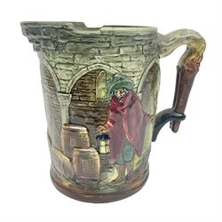 Royal Doulton Guy Fawkes jug designed by Henry Fenton, limited edition 185 of 600, with printed mark beneath, H19.5cm