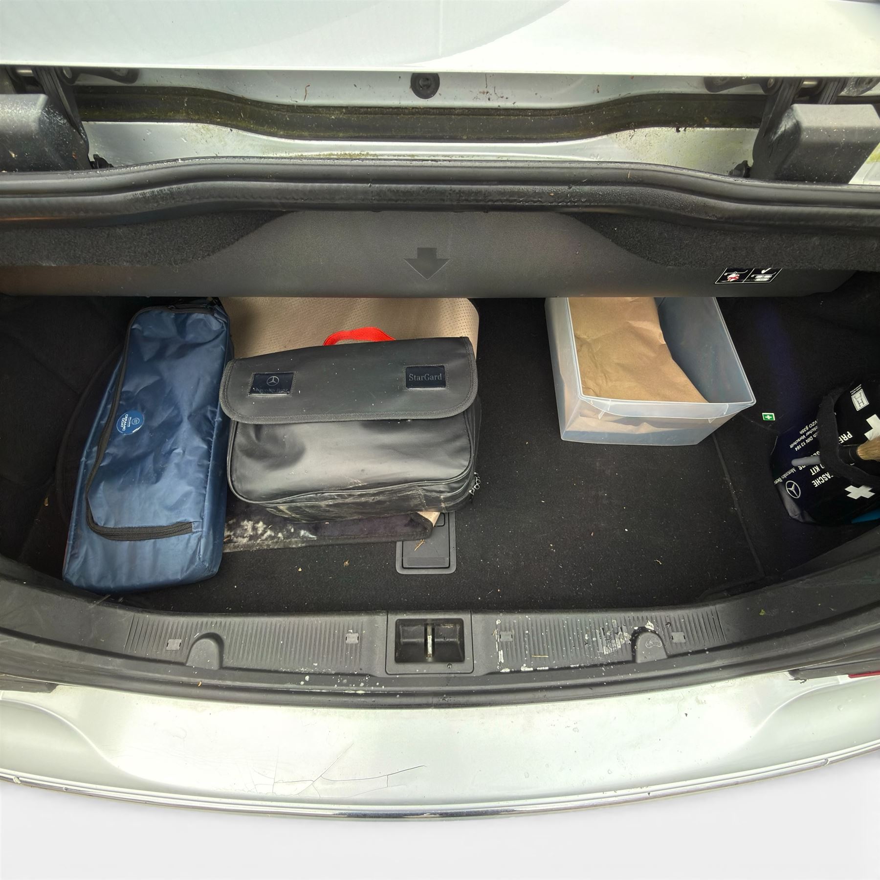 Mercedes-Benz CLK Cabriolet 280 Avantgarde, 3 Litre petrol, automatic, 2006, 2dr, 74500 Miles, convertible, silver, (C10 BJM)