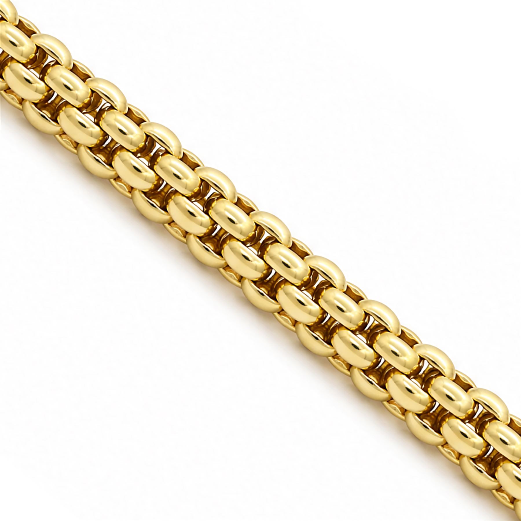 Fope 18ct gold necklace, with lobster clasp, London import mark 1997