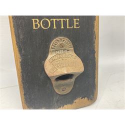 Notting hill brewery co, wall mounted bottle opener, H43cm