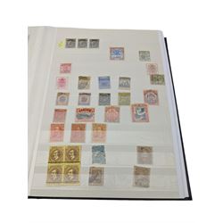 World Stamps including Seychelles, Southern Rhodesia, Sudan, Cyprus, Bermuda, Queen Victoria Canada, King Edward VII Straits Settlements etc, mixture of mint and used values, housed in a black stockbook