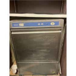 Hobart FX800 70 glass washer - spares or repairs- LOT SUBJECT TO VAT ON THE HAMMER PRICE - To be collected by appointment from The Ambassador Hotel, 36-38 Esplanade, Scarborough YO11 2AY. ALL GOODS MUST BE REMOVED BY WEDNESDAY 15TH JUNE.