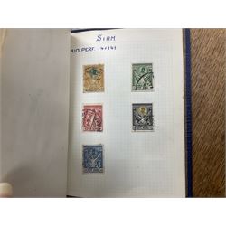 Egypt 1866 and later stamps, including general issues, provisionals, air mail, commemoratives, officials, postage dues etc, Suez Canal issues with one cent, five cents, twenty cents and forty cents showing examples of the original, reprints and forgeries, annotated throughout, housed in a 'Miniature Album'