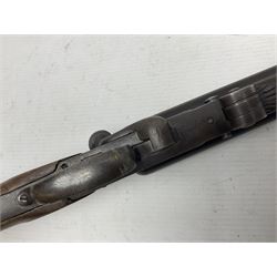 RFD ONLY AS ONE BARREL OUT-OF-PROOF -  – Belgian .410 folding side-by-side double barrel hammer shotgun with 66cm(26