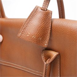 Mulberry - ‘Bayswater Heritage’ Classic Tote Bag, introduced in 2003, in oak NVT leather with signature gold tone Postman’s Lock closure and hardware, with rolled top handles, unused with original dust bag 