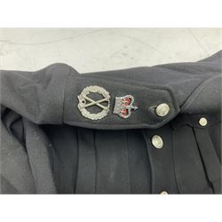 LNER Police cape; indistinctly dated 1943(?); York & North East Yorkshire Police belted tunic; belted tunic with Chief Constable epaulettes and buttons; and another tunic with staybrite Queens Crown buttons (4)