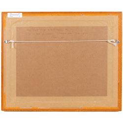 Circle of Myles Birket Foster RWS (British 1825-1899): 'Victoria Street Manchester', watercolour bearing monogram 13cm x 17cm
Notes: an almost identical picture appears on page 70 of H M Cundall's book about the work of Birket Foster, however there is a difference in the size 