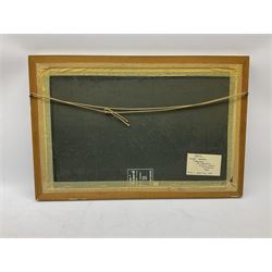 Claude Horsfall (British 1907-2003): 'Kildwick near Keighley', oil on board signed, titled with artist's address verso 36cm x 58cm