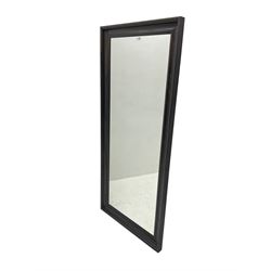 IKEA - 'Hemnes' large rectangular wall mirror with wood finish frame
