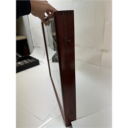 Entomology: Single glazed display of butterflies, circa 20th century, single glazed display containing twenty three various specimens, some with attached data labels, all pinned upon foam backing and named labels, enclosed within a glazed entomology drawer, H46cm, W46cm