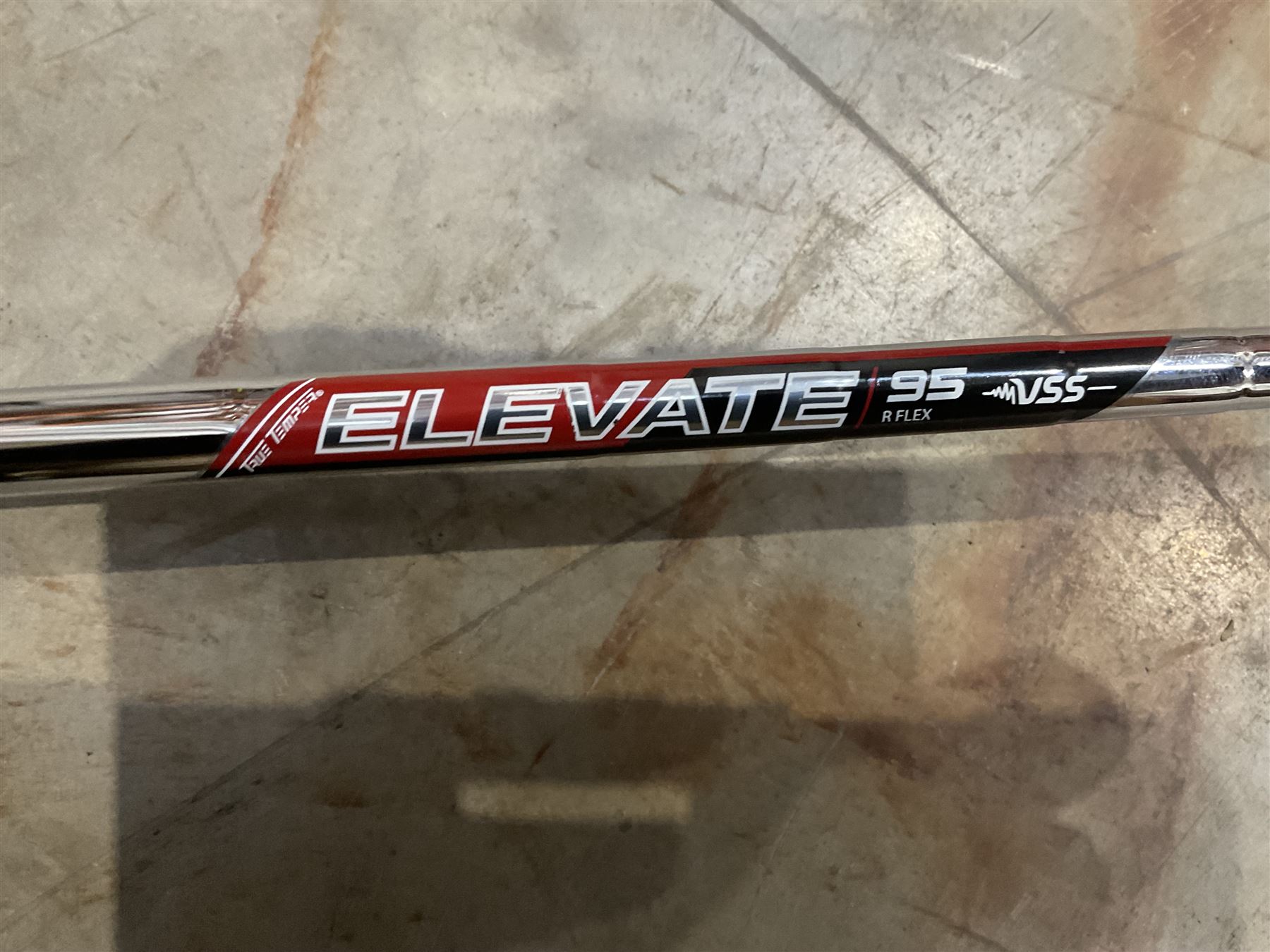 TaylorMade M6 golf 4 iron, and Elevate 95 R Flex 53 and 57 irons (3)