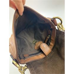 Mulberry Effie satchel handbag, in soft pebbled tan leather, with impressed Mulberry tree mark to front cover, plaited handle and detachable shoulder strap, serial no. 1855441, bag H19cm, W25cm