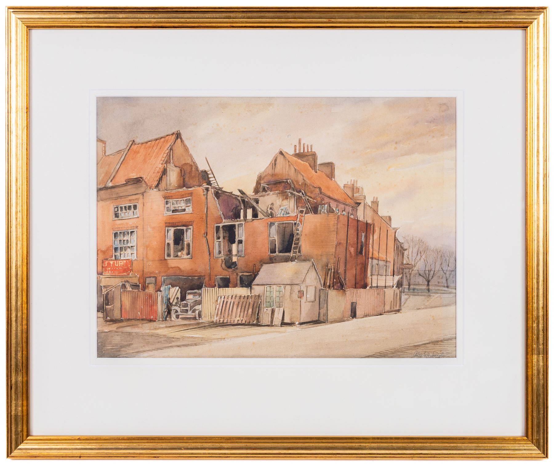 Alec Wright (British 1900-1981): Stokely Views and others, six watercolours variously signed and inscribed verso, approx 40cm x 30cm (6)