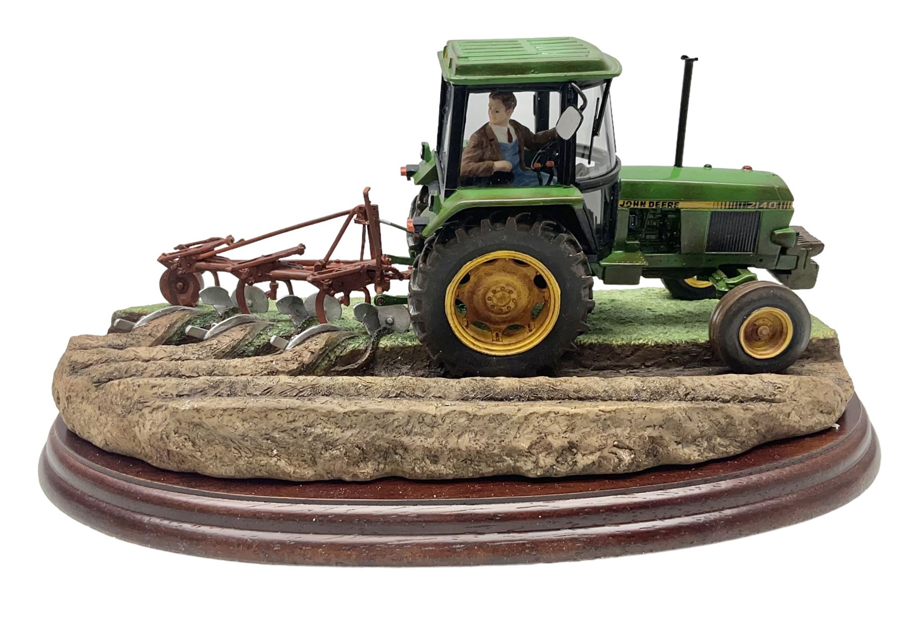 Border Fine Arts for John Deere Pulling Power model no 2140, by Ray Ayres, limited edition, with original box, H14cm