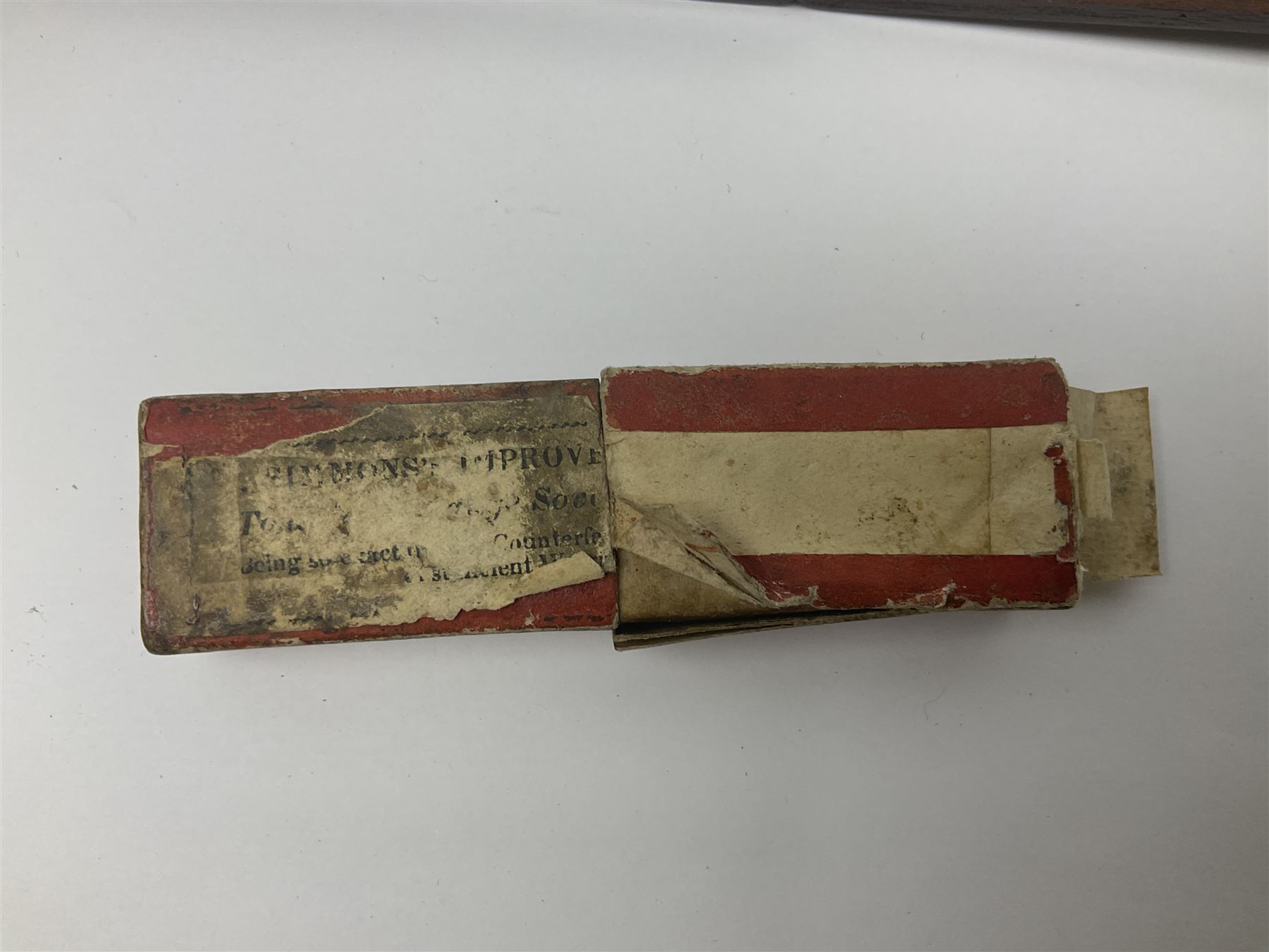 Brass sovereign scales and a part set of Georgian folding sovereign scales (one weight missing)