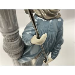 Lladro figure, The Lamp Lighter no 5205, with original box H47cm