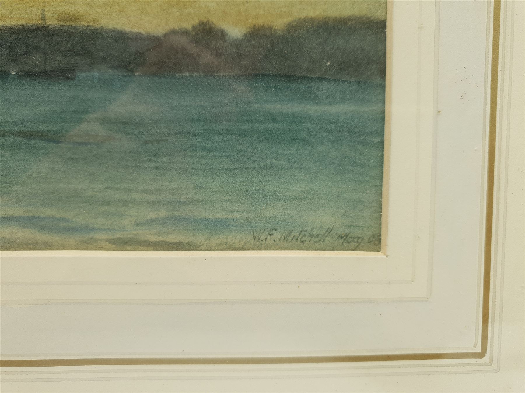 After William Frederick Mitchell (British 1845-1914): 'St Paul's London', watercolour bears signature title and date May '08, 15cm x 30cm